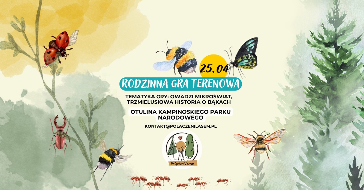 Rodzinna gra terenowa pt.: OWADZI MIKROŚWIAT - Trzmielusiowa historia o bąkach”